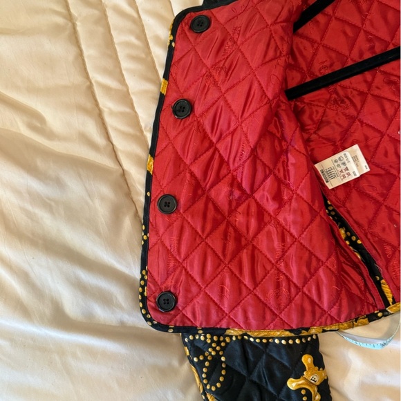 Moschino Black and Gold Blazer with Baroque Chain Design - Picture 6 of 9